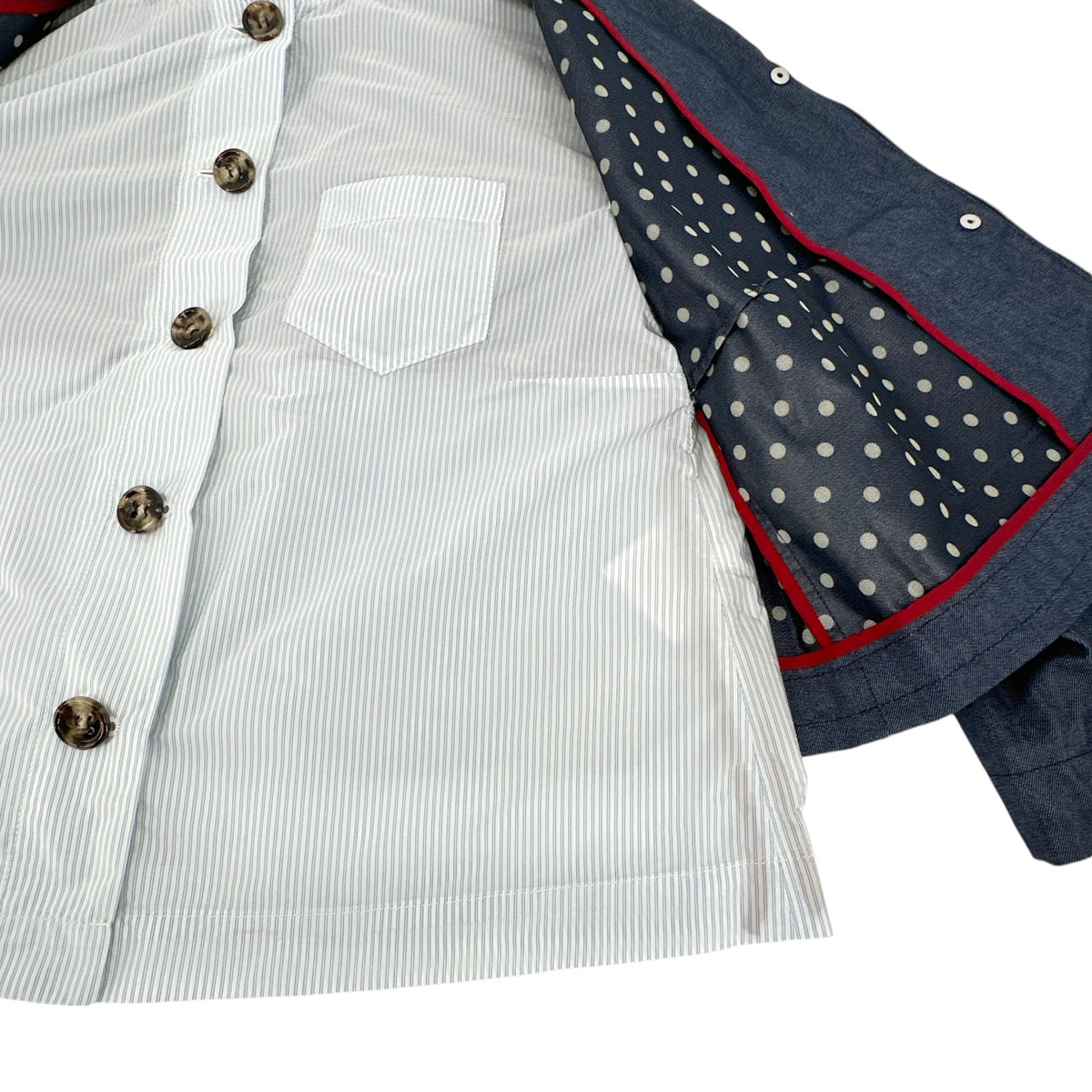 REDVALENTINO Layered Jacket Blue S