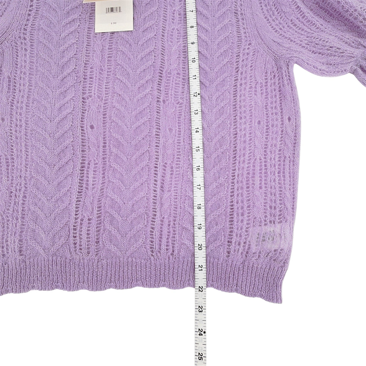 ULLA JOHNSON Mavis Alpaca Top in Lavender S
