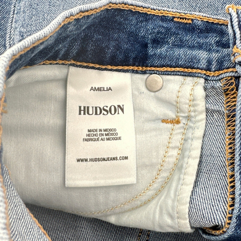 HUDSON Amelia Mid Rise Short in Winelight 24