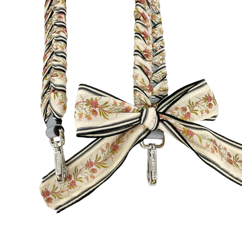FENDI Floral Ribbon Guitar Bag Strap