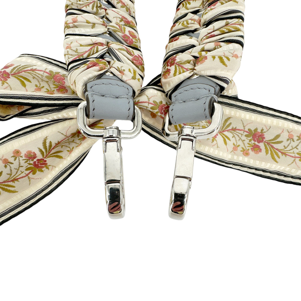 FENDI Floral Ribbon Guitar Bag Strap