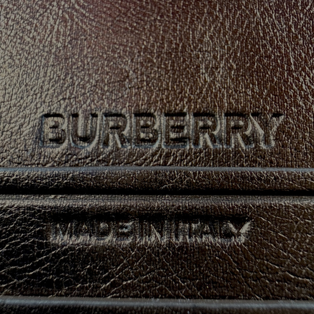 BURBERRY Small Metallic Leather Olympia Shoulder Bag in Bronze