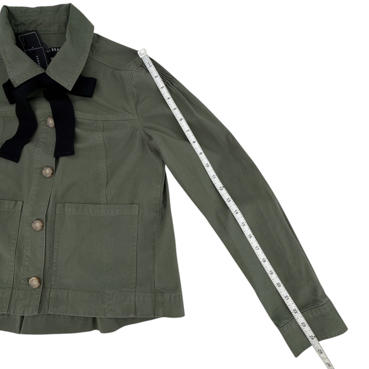 VERONICA BEARD Weslyn Jacket Army Green XS