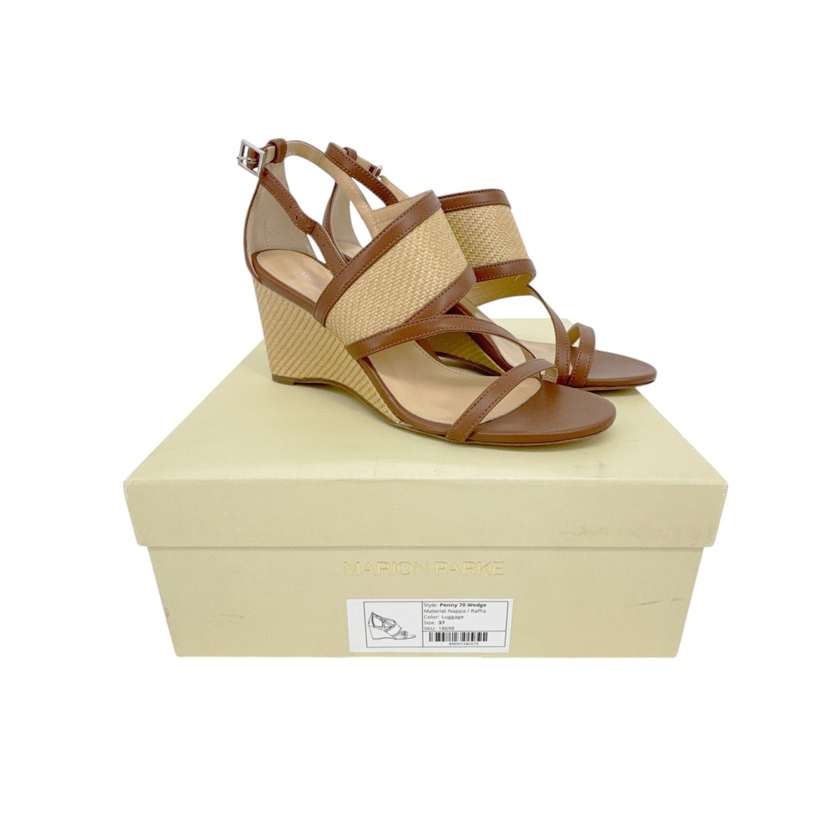 MARION PARKE Penny 70 Wedge Sandal 37