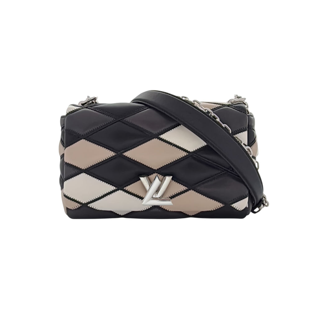 LOUIS VUITTON Leather GO-14 PM Patchwork Malletage Pattern