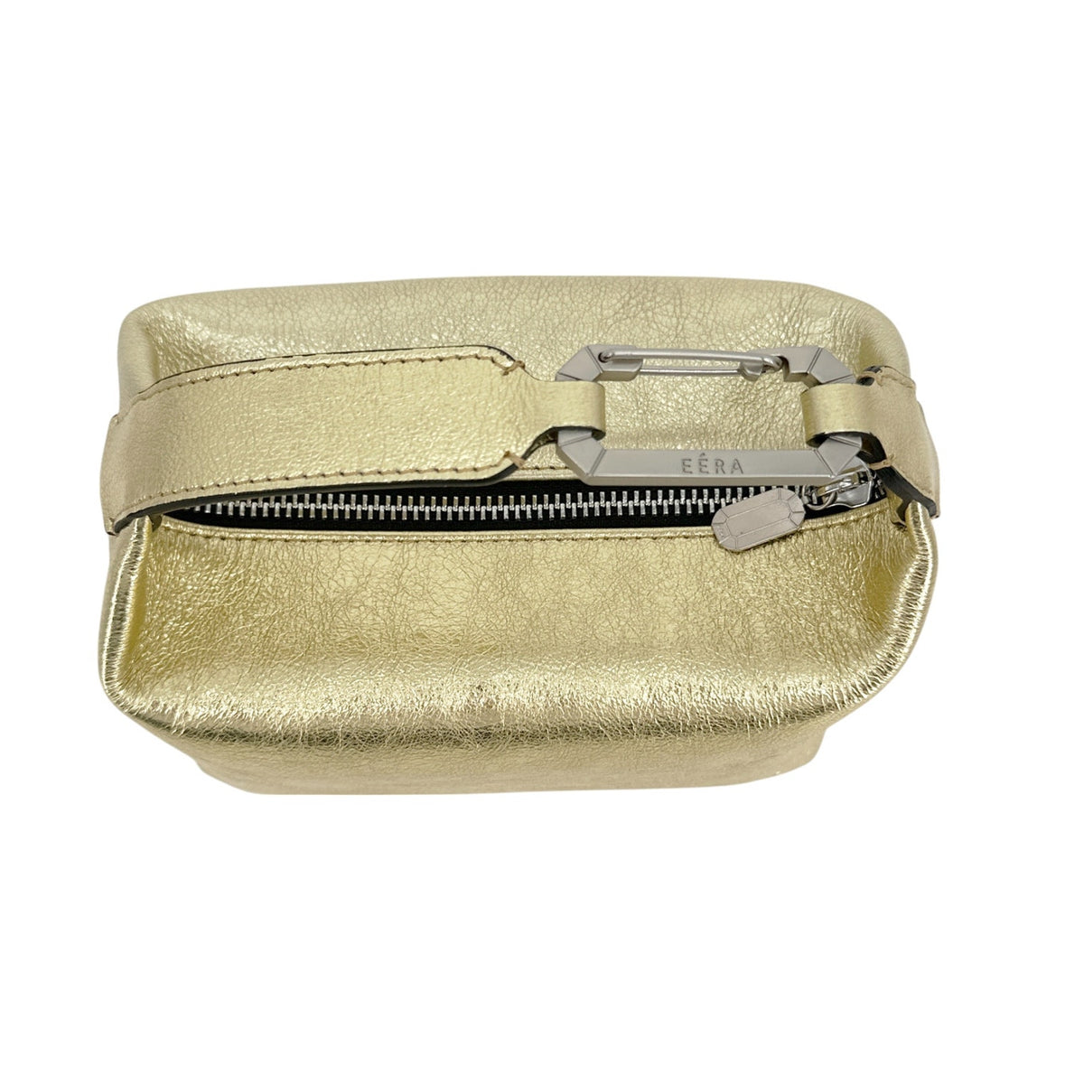 EERA Metallic Moon Bag in Laminated Gold
