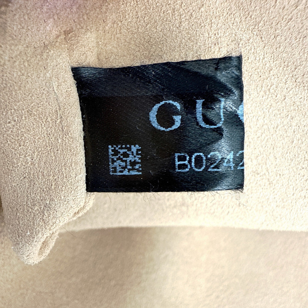 GUCCI Ophidia Cut Out Handle Bag Suede Medium in Navy