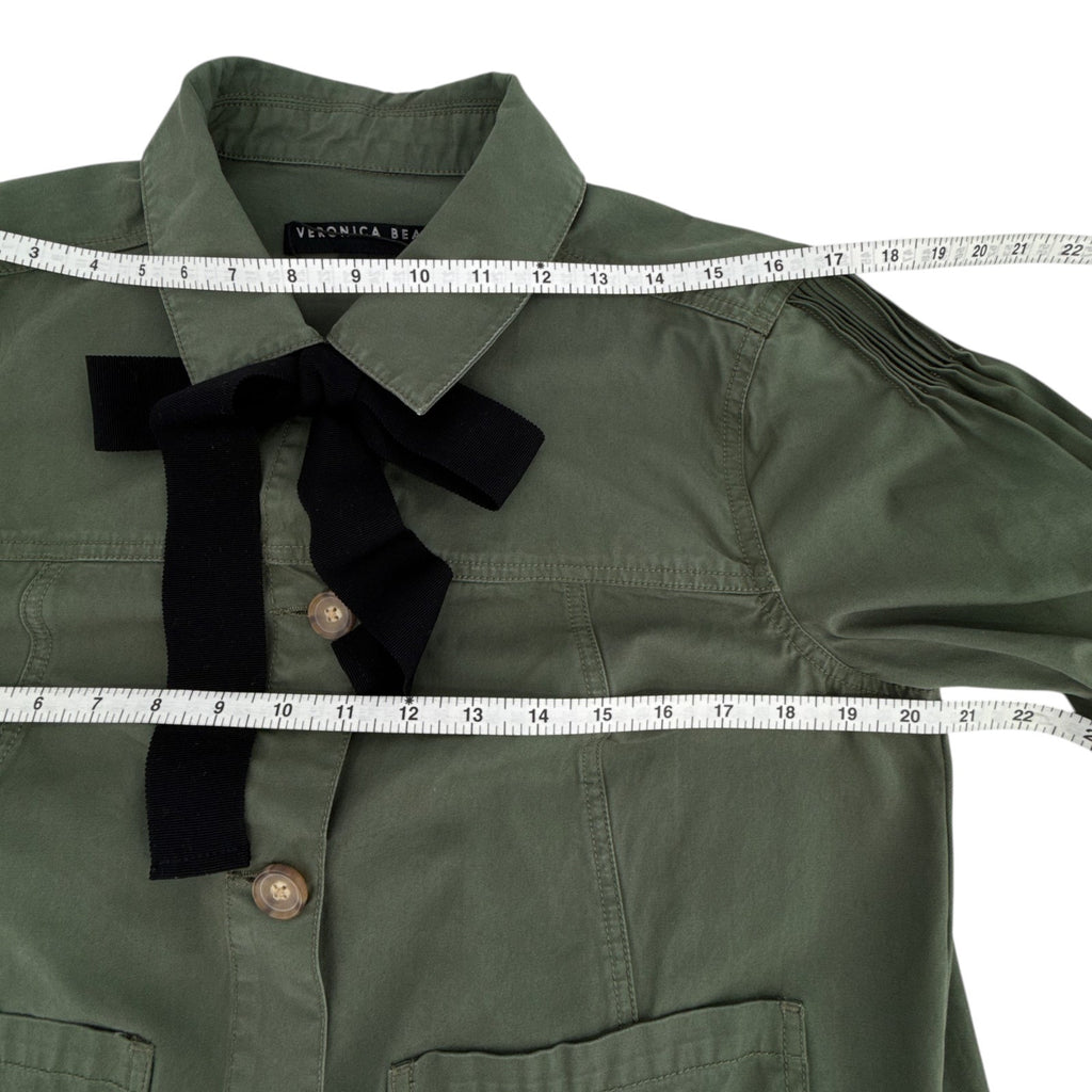 VERONICA BEARD Weslyn Jacket Army Green M
