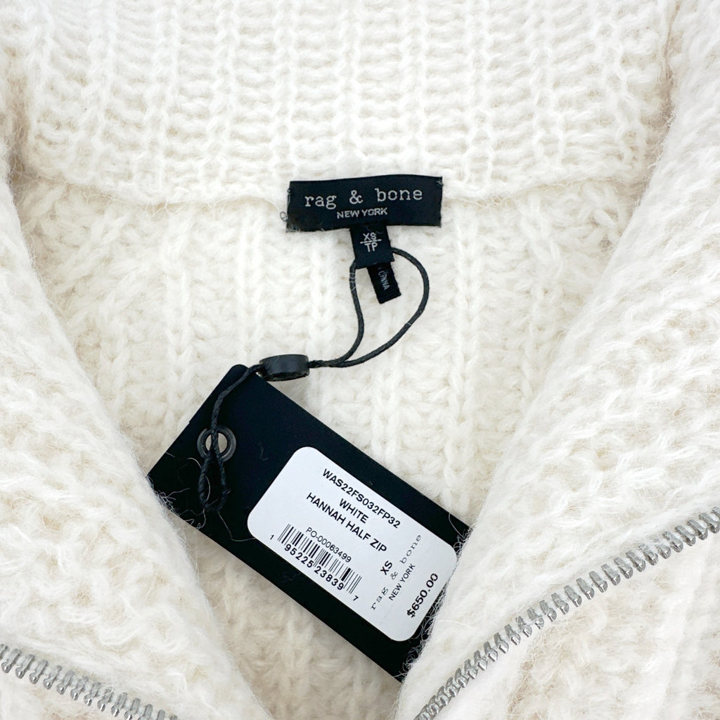 RAG & BONE Hannah Half Zip Sweater XS