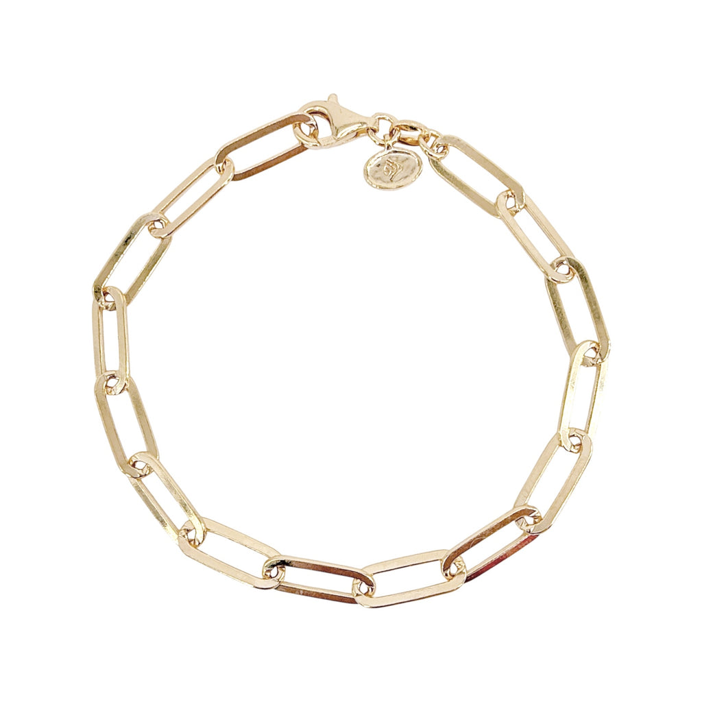 SILPADA Golden Oval Bracelet in 14K Gold Plated