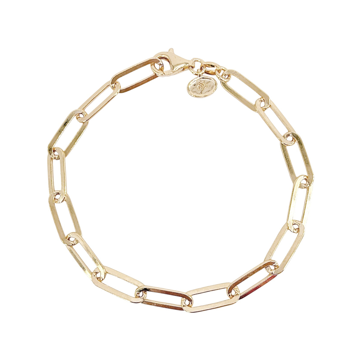 SILPADA Golden Oval Bracelet in 14K Gold Plated
