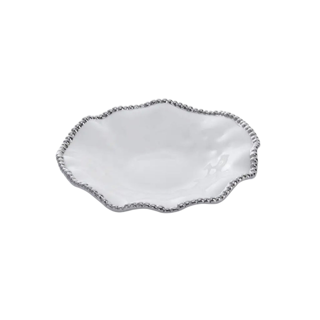 PAMPA BAY Salerno Round Serving Piece in Silver