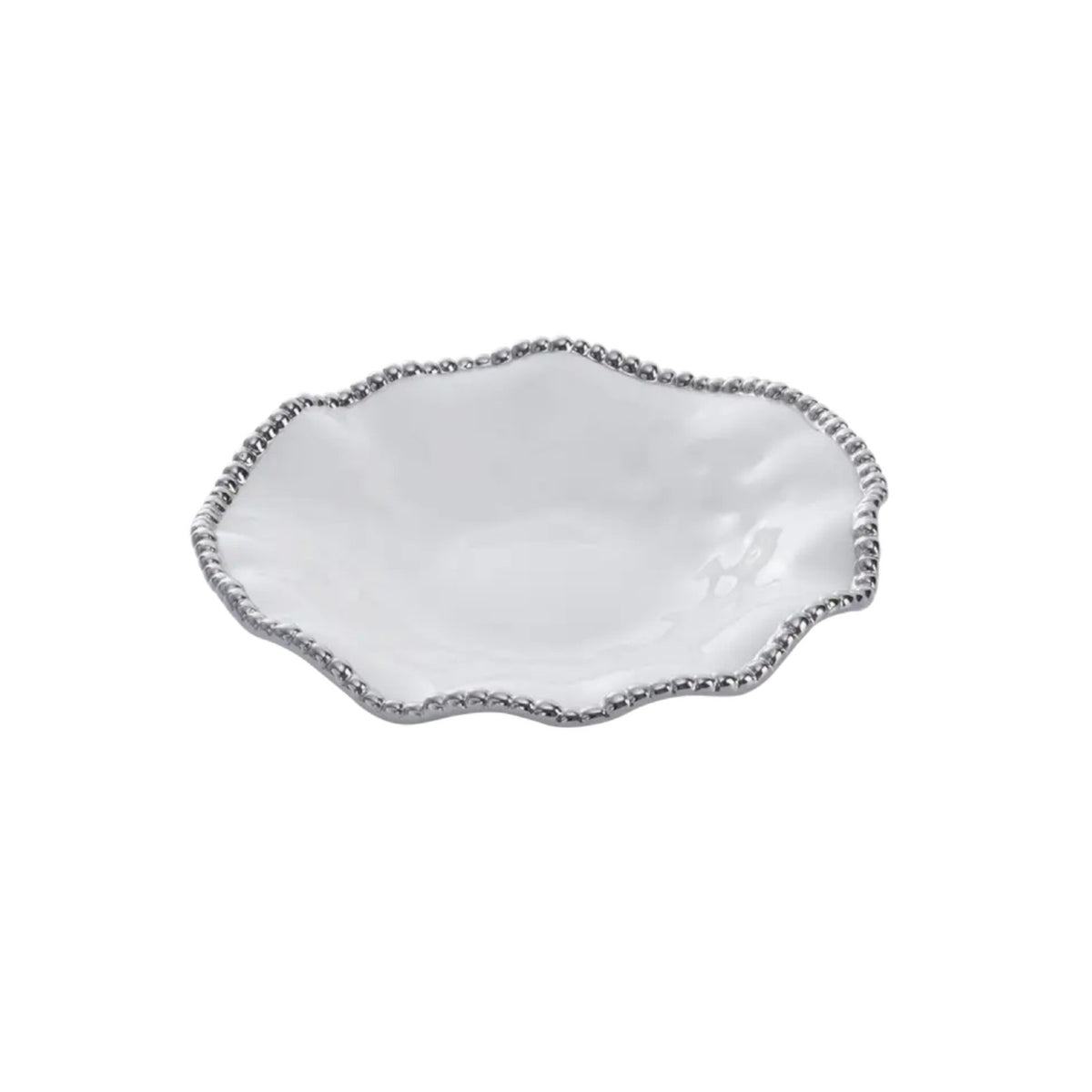 PAMPA BAY Salerno Round Serving Piece in Silver