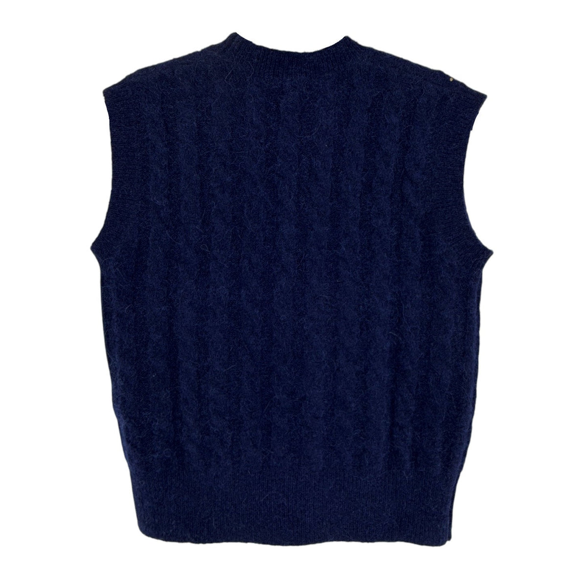 MAJE Maela Embellished Sweater Vest in Marine 3|L