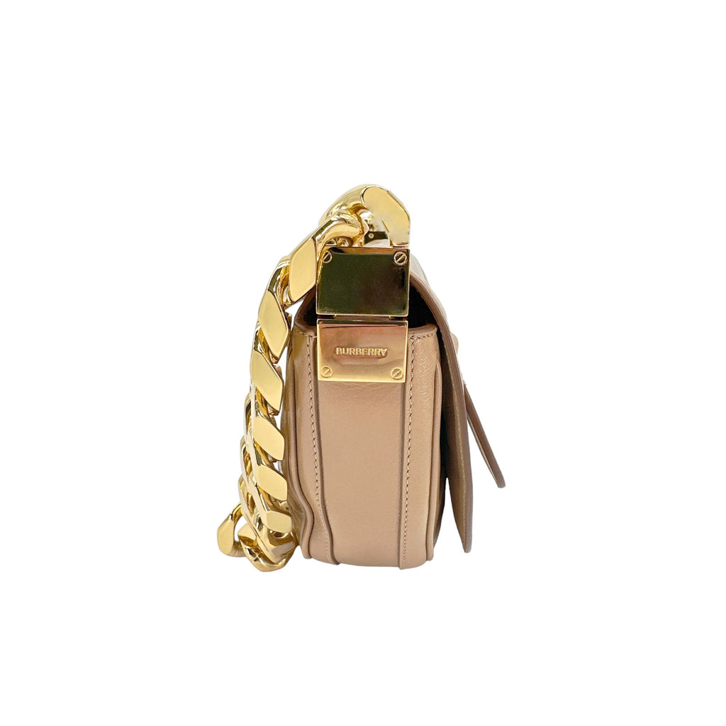 BURBERRY Small Soft Olympia Bag in Modern Beige
