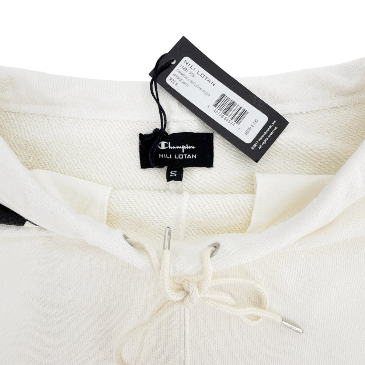 NILI LOTAN x CHAMPION Jogger in Vintage White S