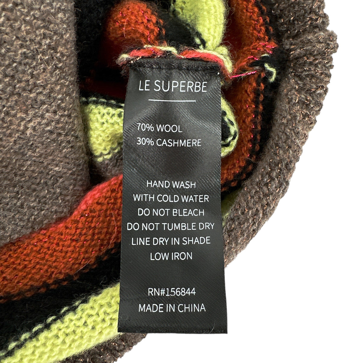 LE SUPERBE Boyfriend Sweater in Bright Stripe S
