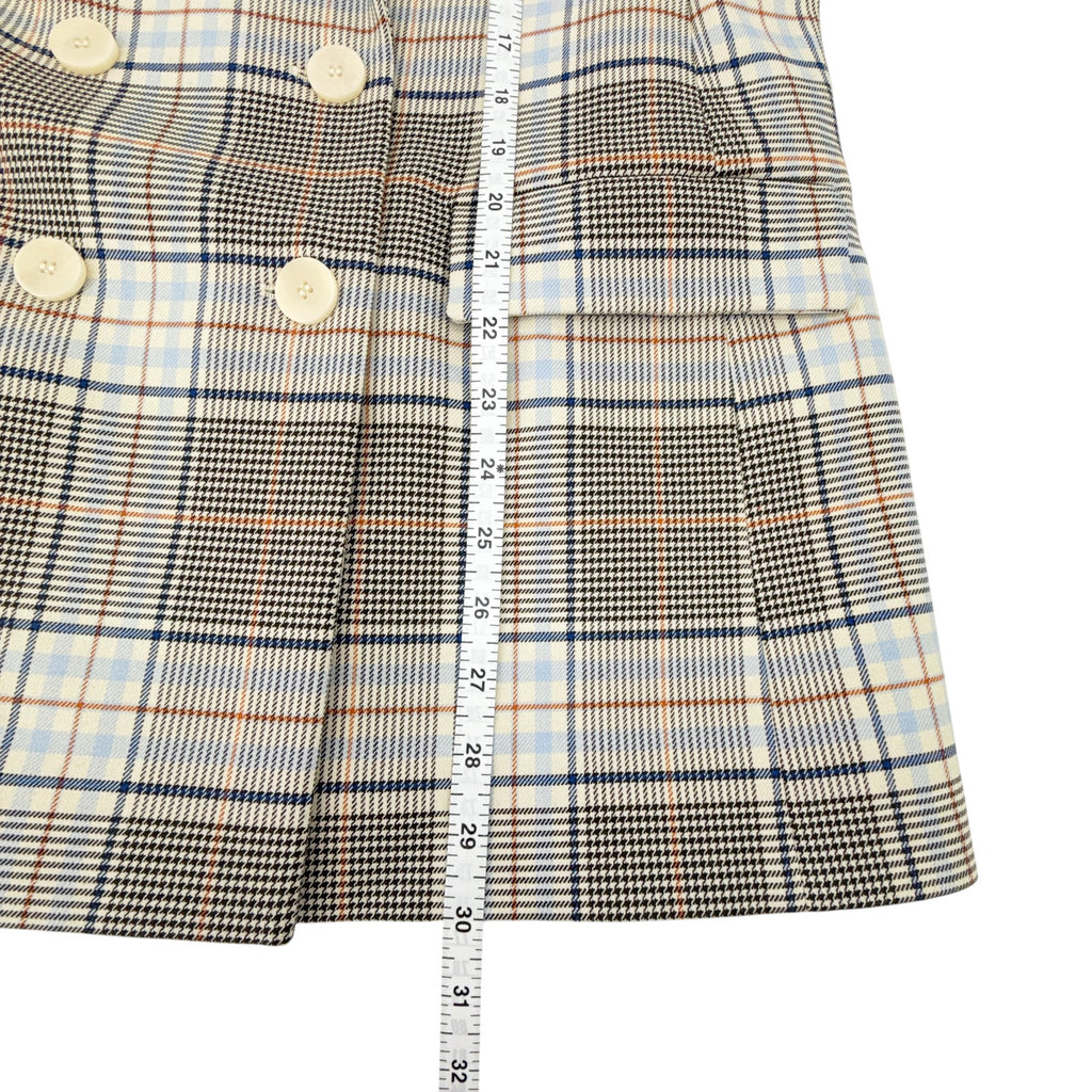 MAJE Vika Plaid Button Blazer FR|EU42 | XL