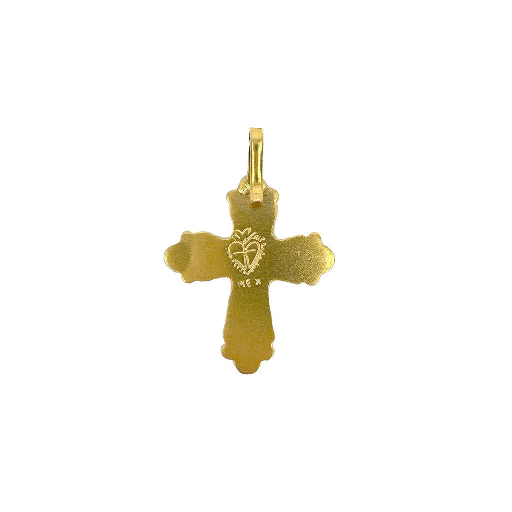 VSA Maria Cross Medallion Gold