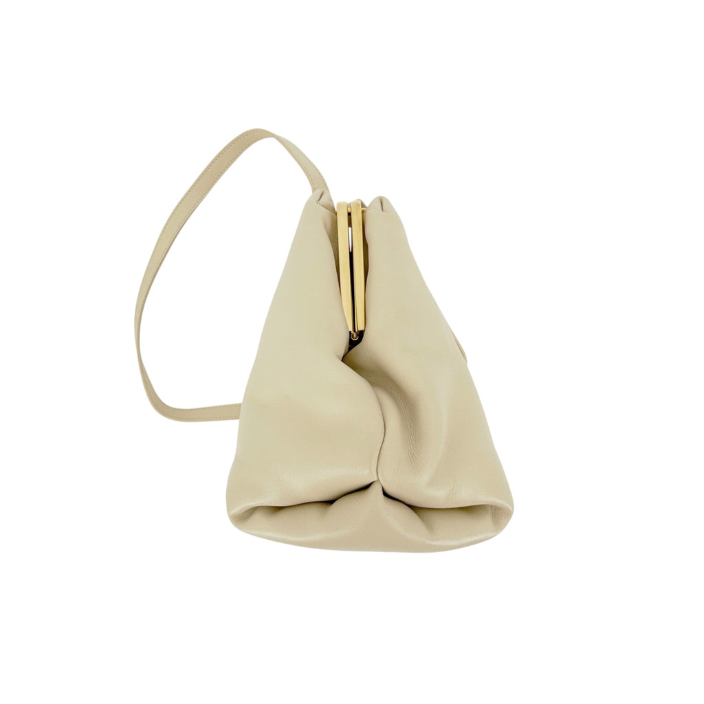 KHAITE The Puffy Agnes Crossbody Bag in Cream