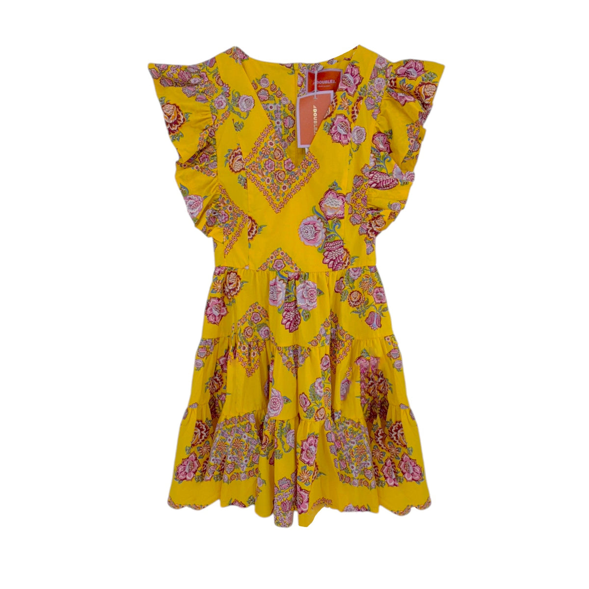 La DOUBLEJ Honeybun Dress in Cowgirl Giallo