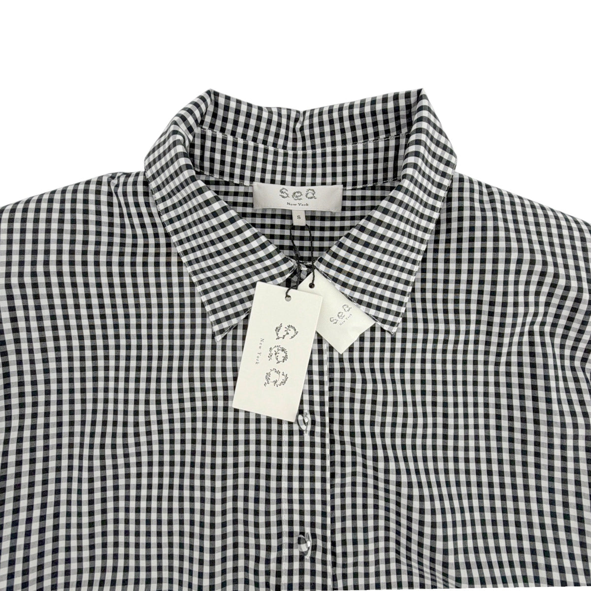 SEA New York Neci Gingham Bubble Dress S