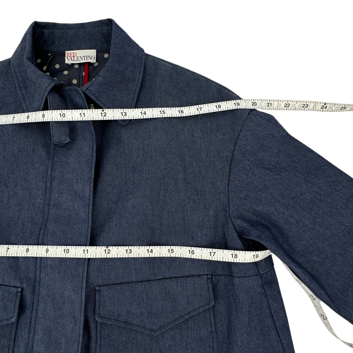 REDVALENTINO Layered Jacket Blue S