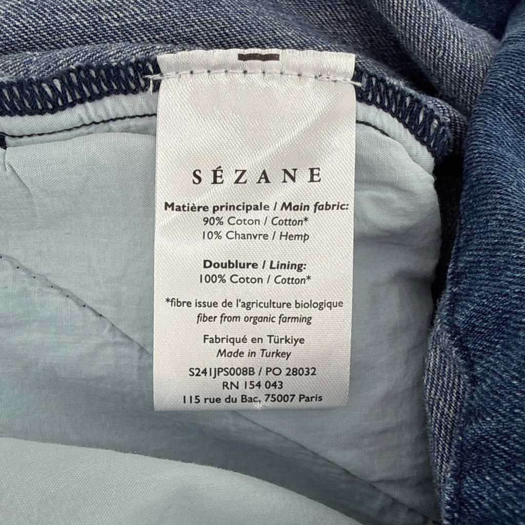 SEZANE Kaou Jumpsuit in Blue FR38|M