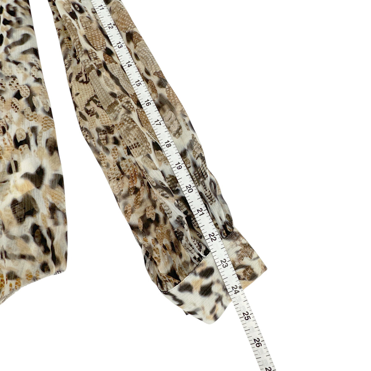 L'AGENCE Nadine Printed Ruffle Blouse In Sundari Lynx S