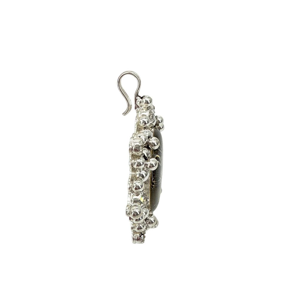 VSA Cloister Sacred Heart Medallion Silver