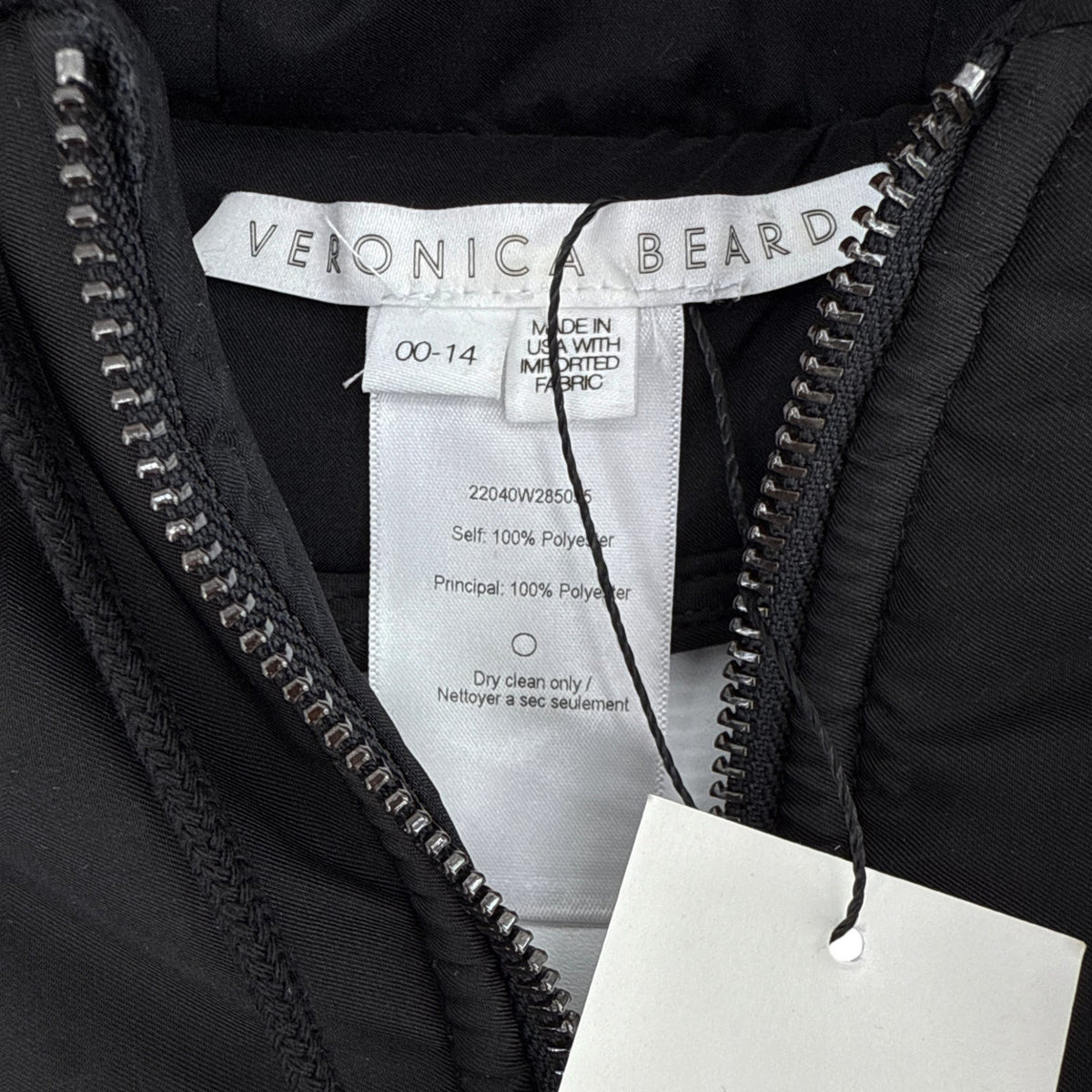 VERONICA BEARD Hoodie Dickey Black Puffer