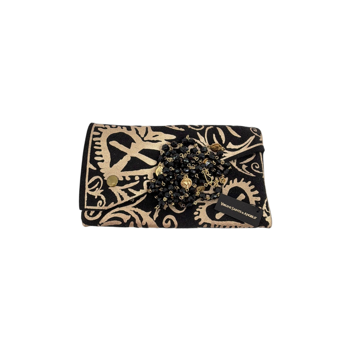 VIRGINS SAINTS & ANGELS VSA Wrap Crystal Jet Black & Gold
