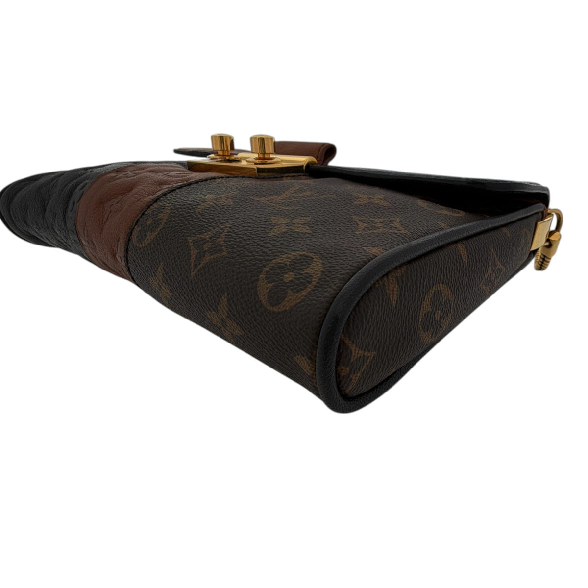 LOUIS VUITTON Limited Edition Monogram Blocks Pochette Plate Marine