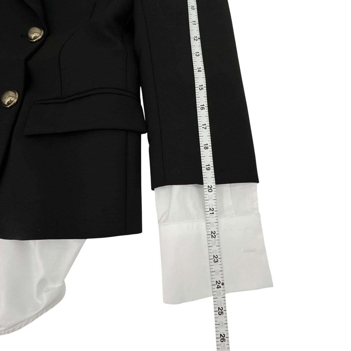 No.21 Double Breasted Blazer in Black EU40|S