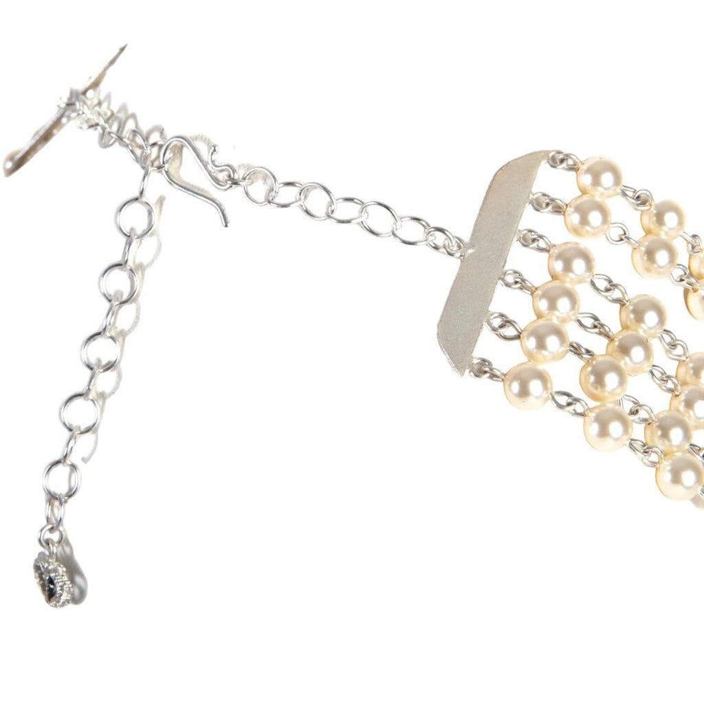 VSA La Queen Collar Pearl & Silver
