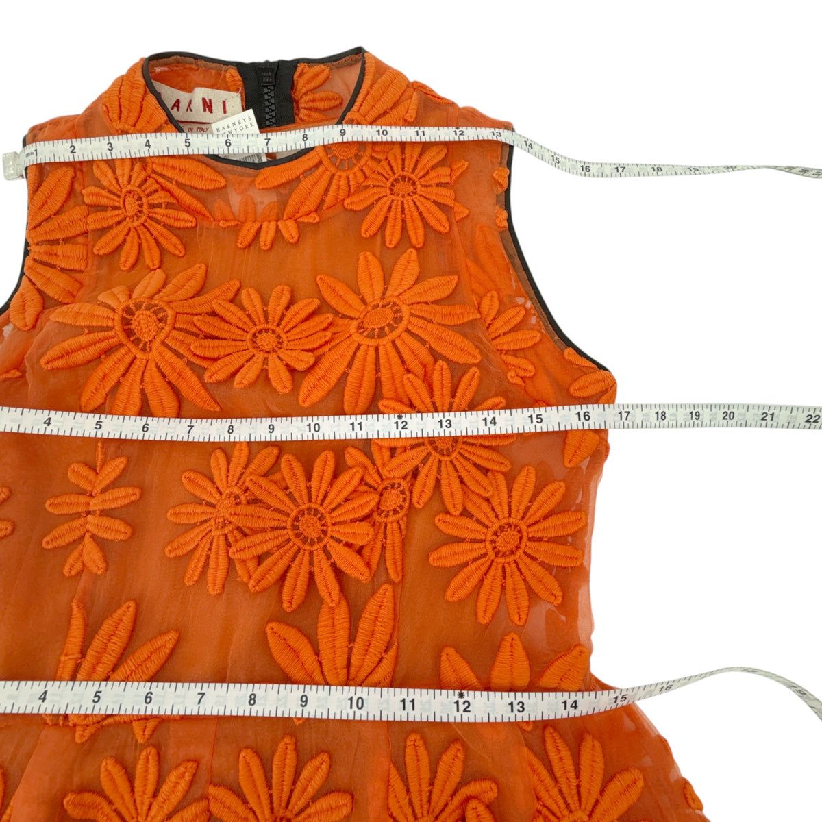 MARNI Floral Silk Dress IT42|US6|S