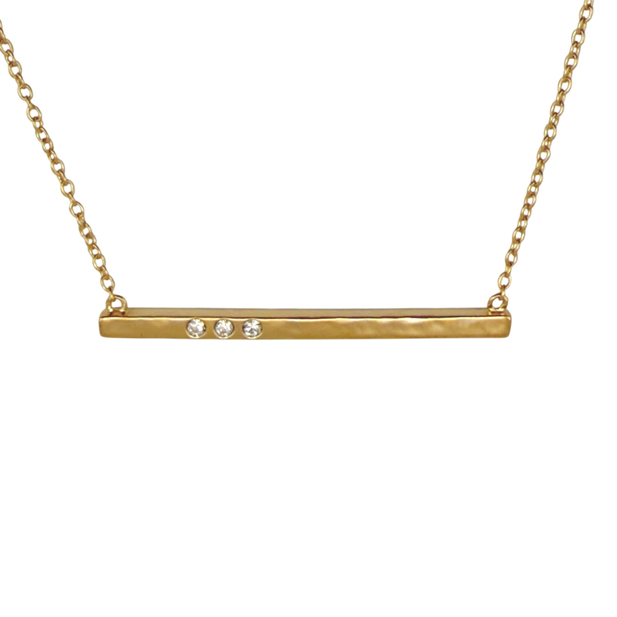 SILPADA Dotted Line Pendant Necklace in Gold-Plated Silver