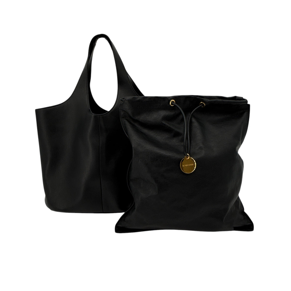 TOM FORD Miranda Tote Bag with Pouch in Black