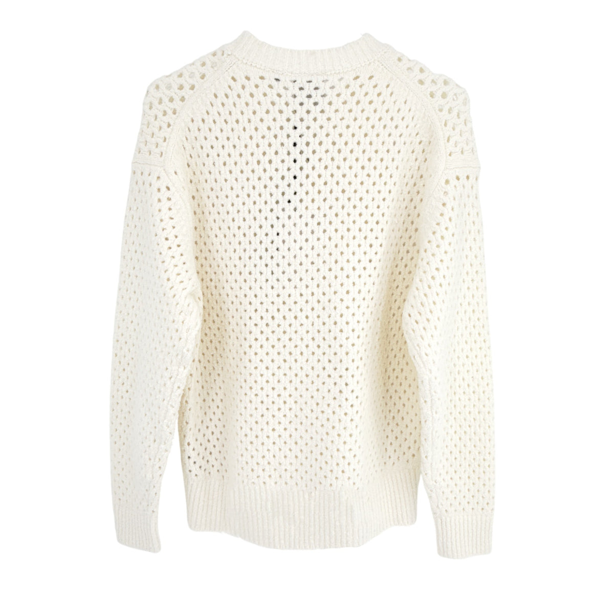 VARLEY Grady Bouclé Knit Sweater in Coconut Milk XS