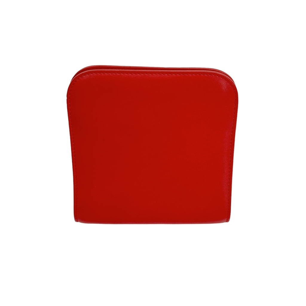 TOM FORD Cosmo T Lock Shoulder Bag in Red Leather
