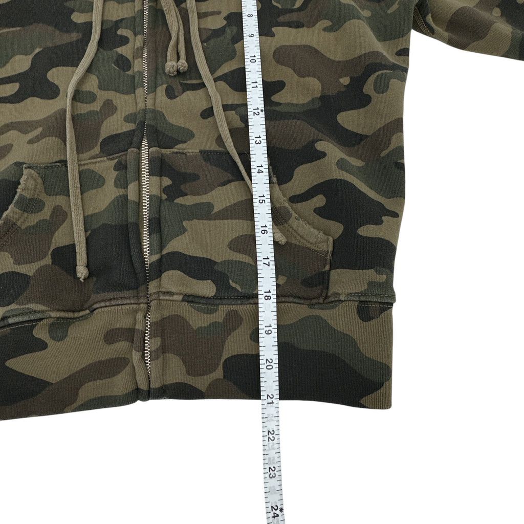 NILI LOTAN New York Callie Zip Up Hoodie In Camouflage Print XS