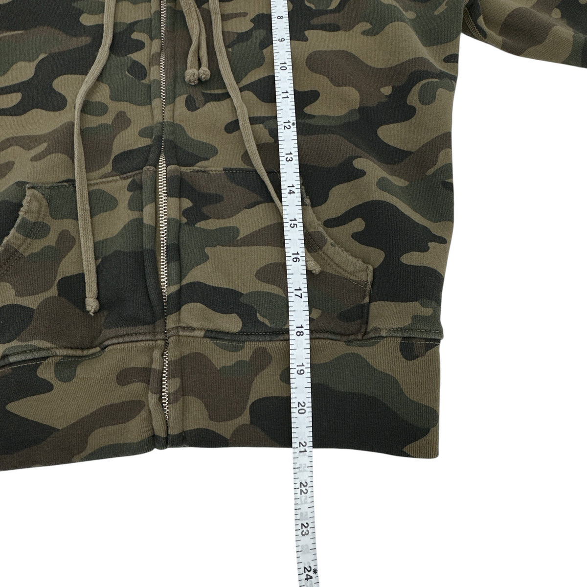 NILI LOTAN New York Callie Zip Up Hoodie In Camouflage Print XS