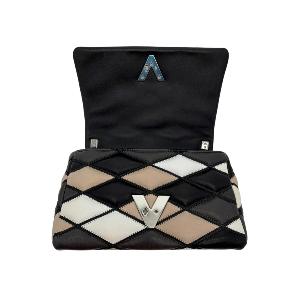 LOUIS VUITTON Leather GO-14 PM Patchwork Malletage Pattern