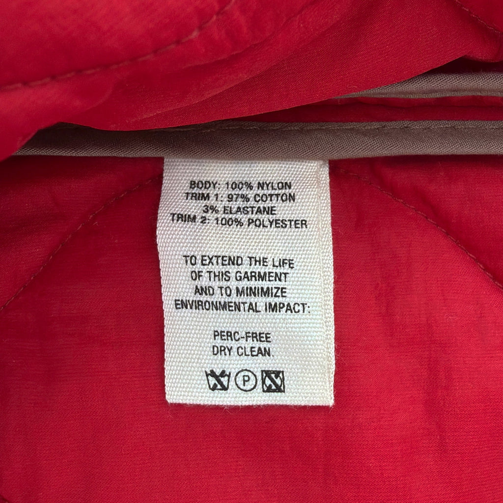 ALEX MILL Wembley Quilted Jacket In Red S