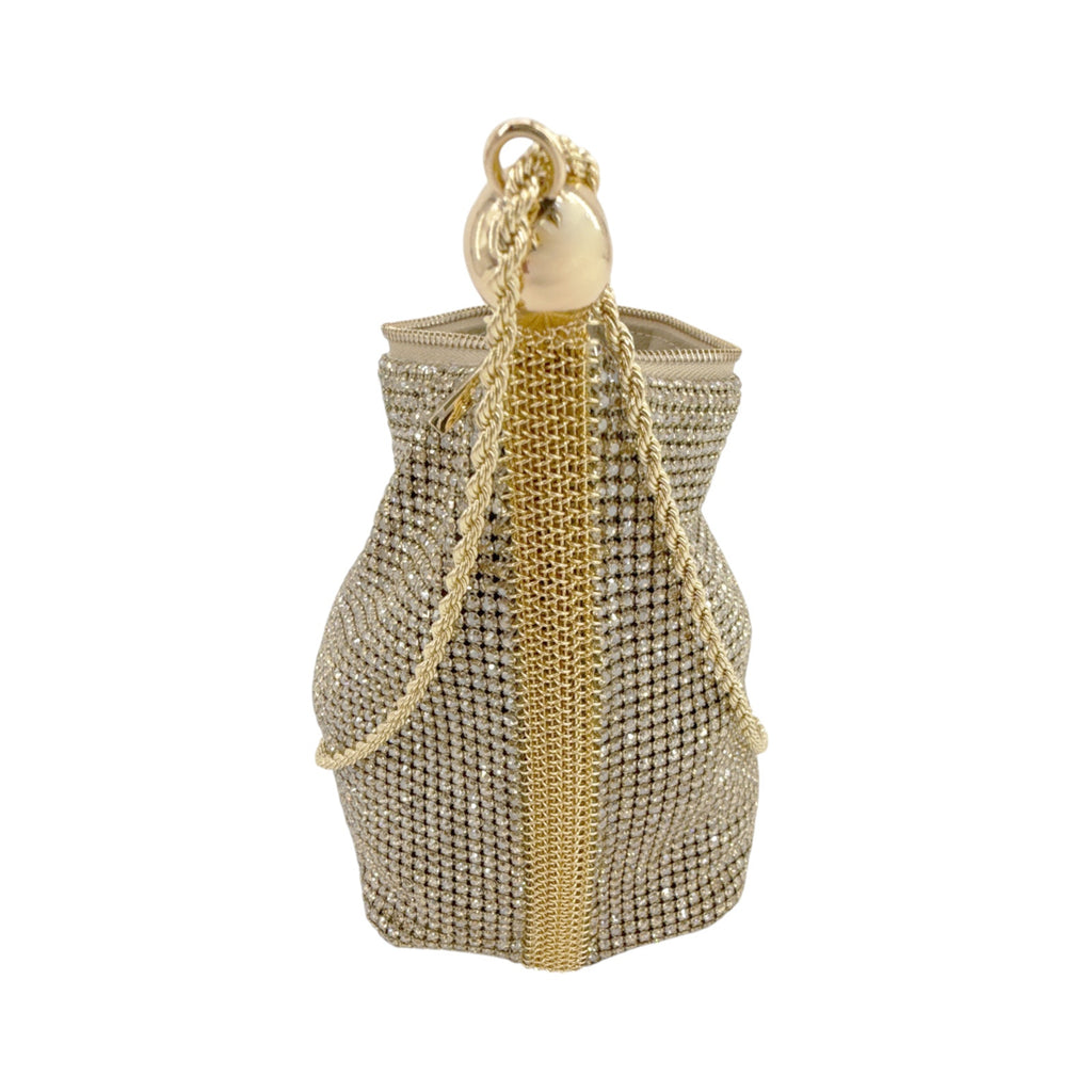 CULT GAIA Rue Wristlet Bag in Sand Dollar