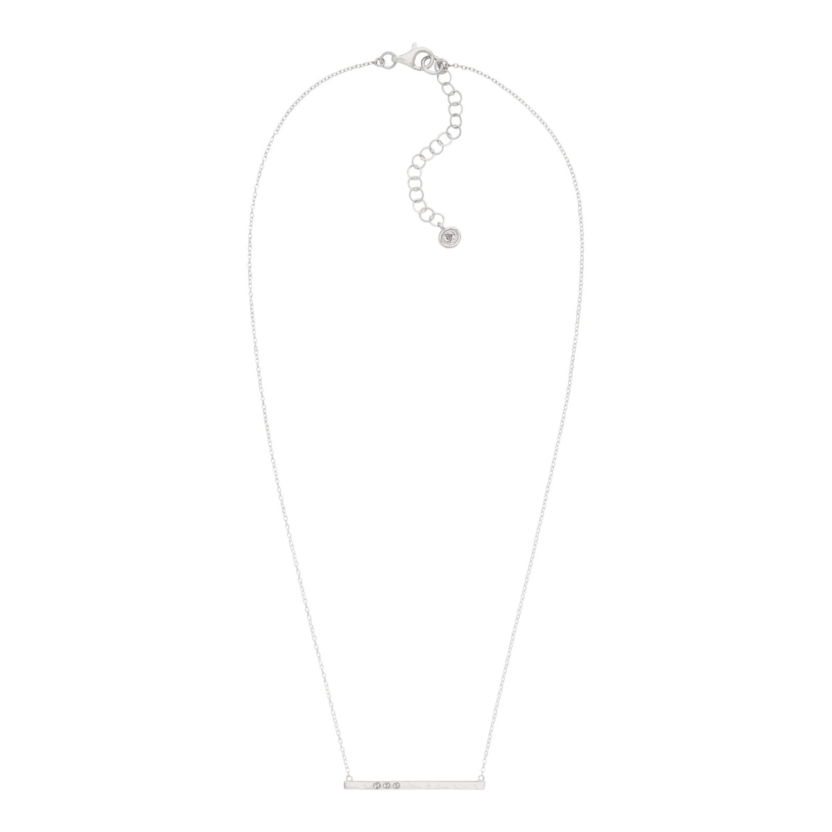 SILPADA Dotted Line Pendant Necklace in Sterling Silver