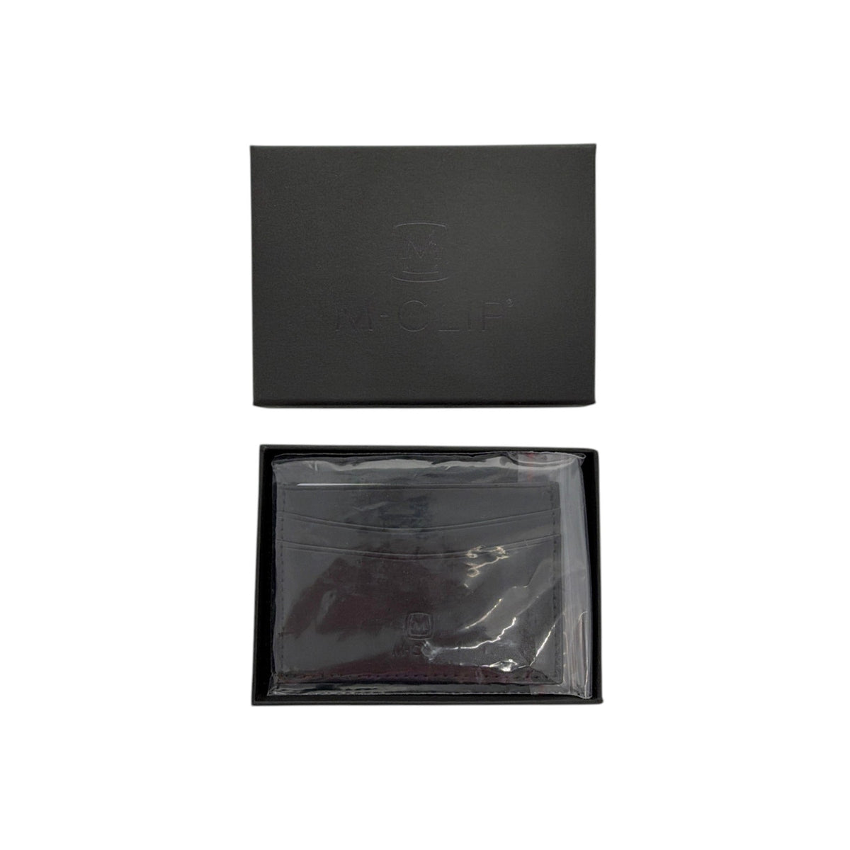 M-CLIP Leather RFID Case Horizontal in Black