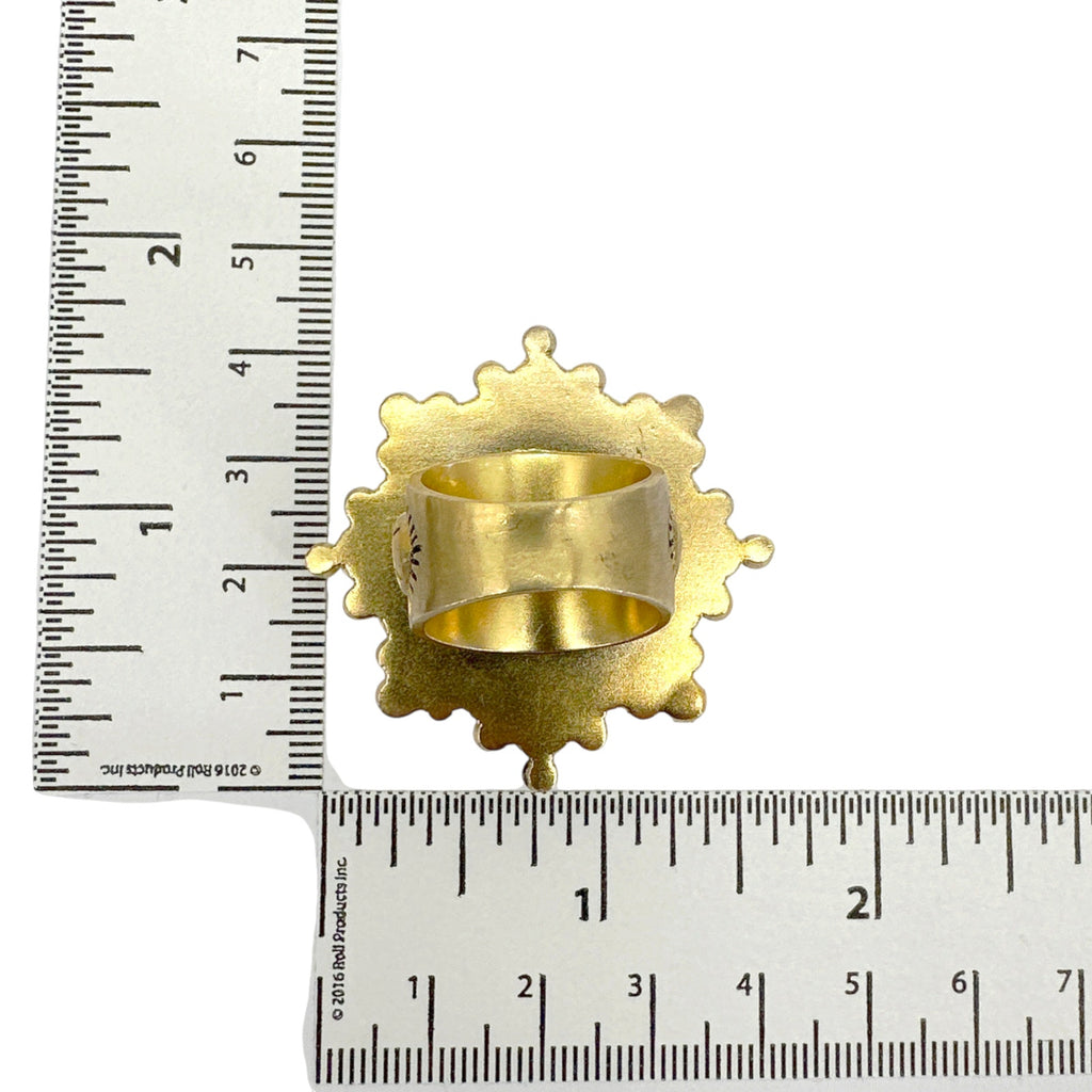 VSA Cloister San Benito Ring Gold