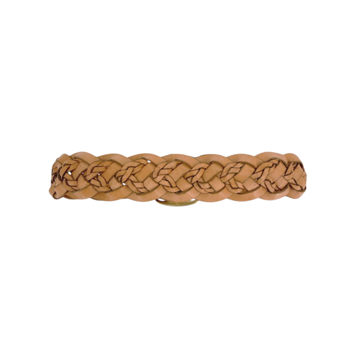 POLO RALPH LAUREN Double-Braided Leather Belt Natural S