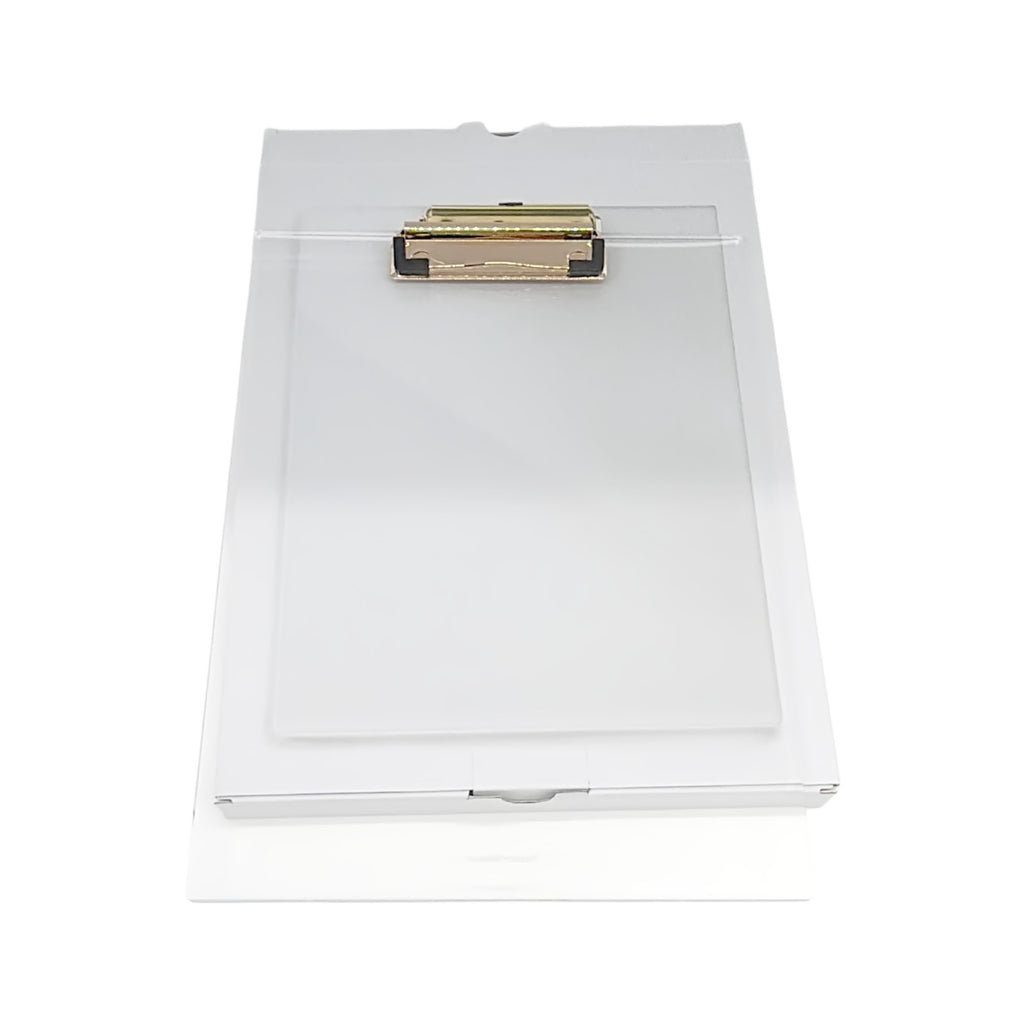 RUSSELL+HAZEL Acrylic + Gold Clear Clipboard